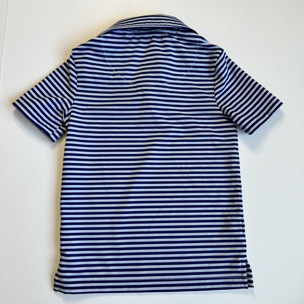 Class Club Blue Striped Polo 2/3 - Picture 7 of 7